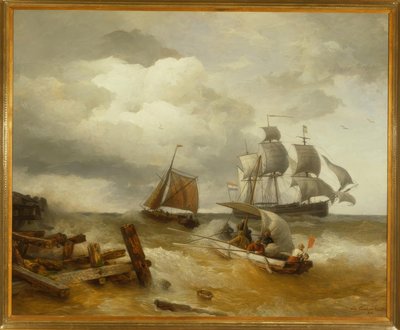 A. Achenbach, Marine by Andreas Achenbach